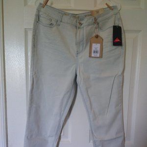 True Craft Mid-Rise Light Blue Skinny Jeans, size 15 short